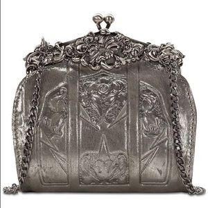 Patricia Nash Glitter Metallic Rosaria Clutch